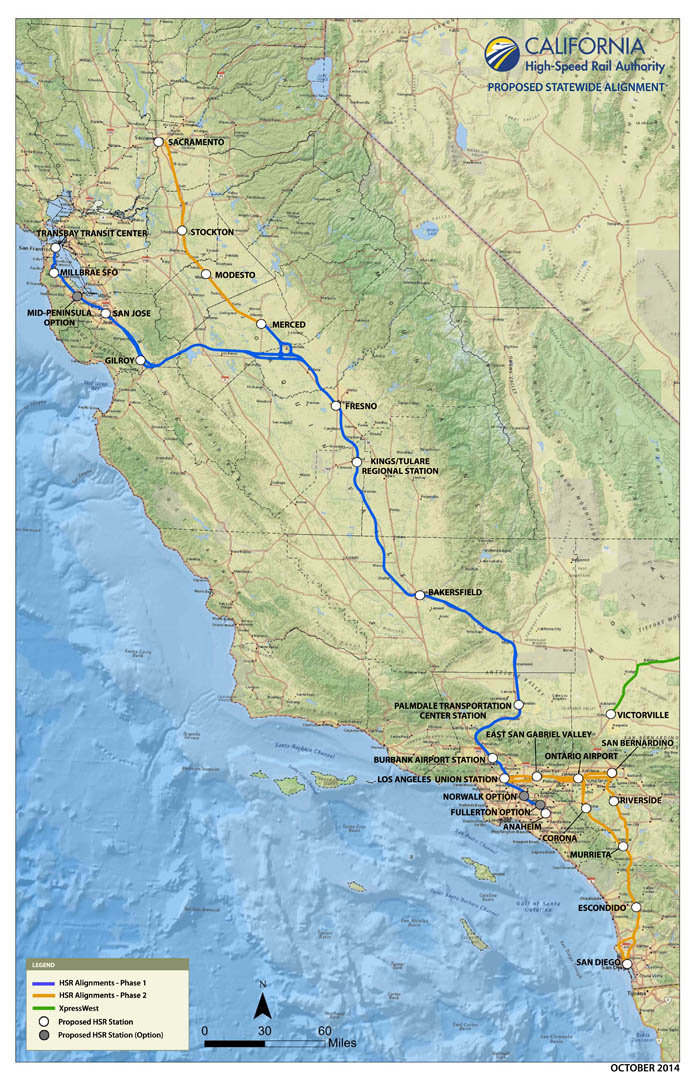 High-Speed Rail Authority Statewide Alignment